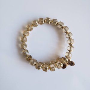 Alex & Ani Gold Beaded Bangle